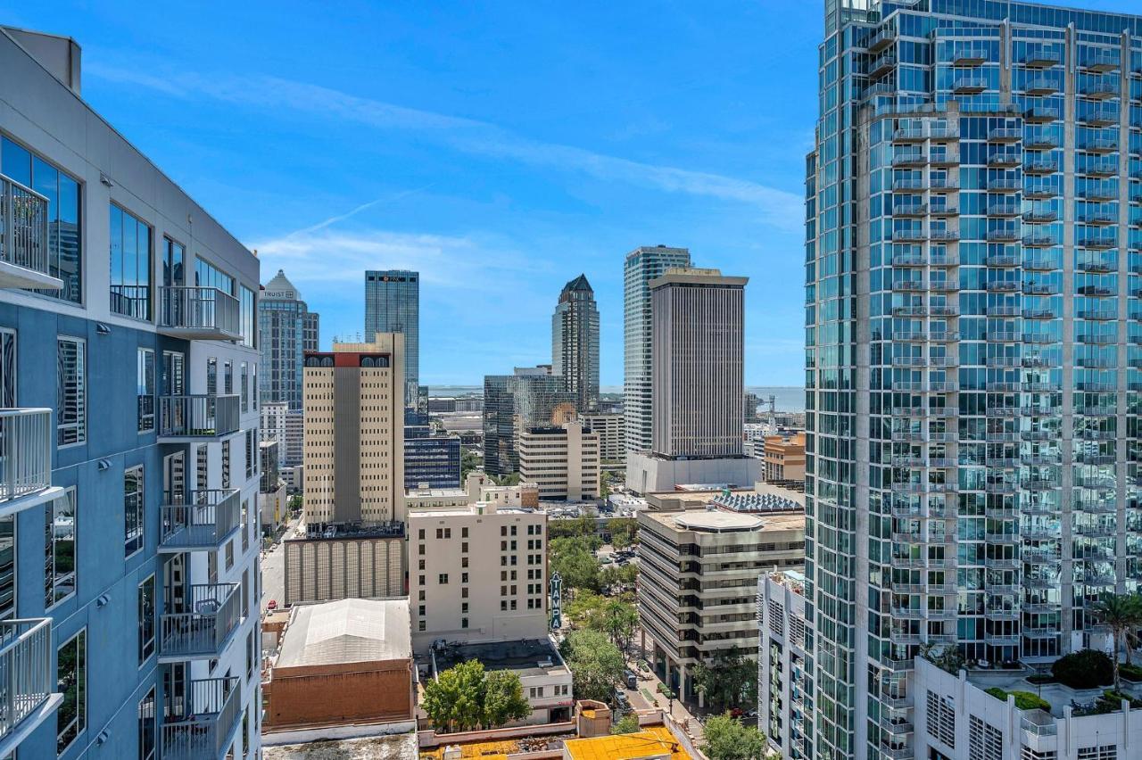 Luxury 1 Bedroom With Den Downtown Tampa Apt - City Views, Rooftop Pool, Workspace Esterno foto