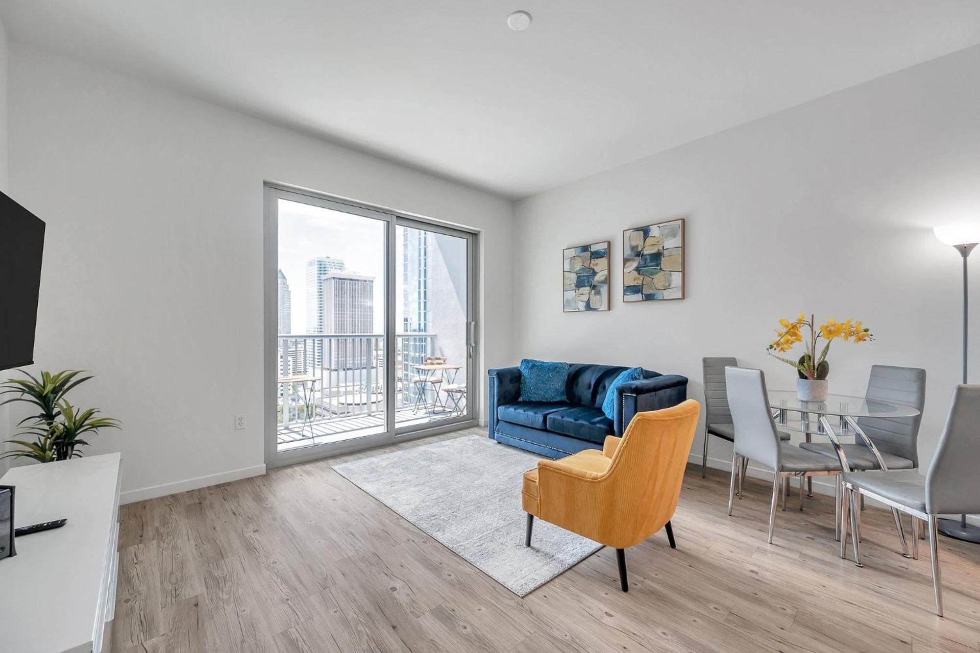 Luxury 1 Bedroom With Den Downtown Tampa Apt - City Views, Rooftop Pool, Workspace Esterno foto